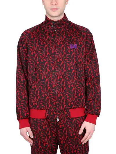 Needles Graphic-pattern Funnel Neck Jacket In Multi