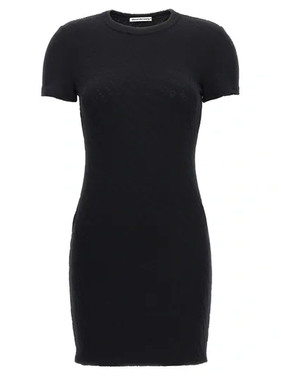 Alexander Wang T Logo Dress Dresses Black