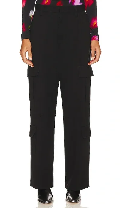 Rag & Bone Irina Cargo Pant In Black