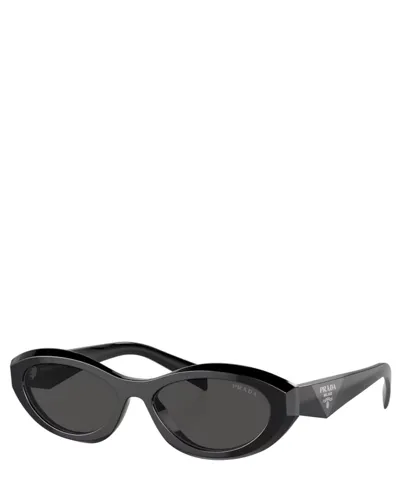 Prada Symbole Irregular Women's Sunglasses, Pr 26zs In Dark Grey