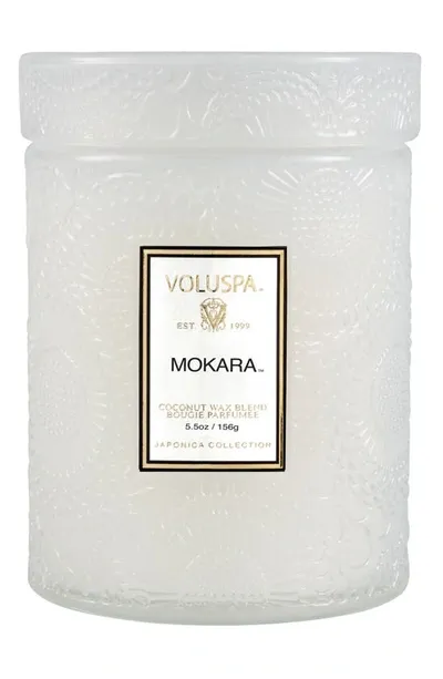 Voluspa Mokara Small Jar Candle, 5.5 Oz. In White