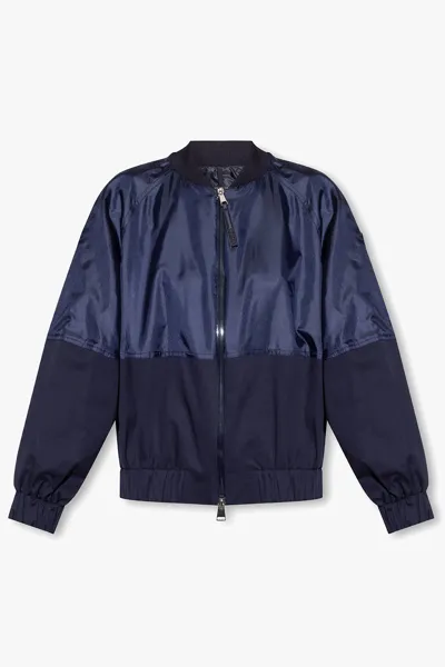 Moncler Gobie Bomber Jacket In Navy