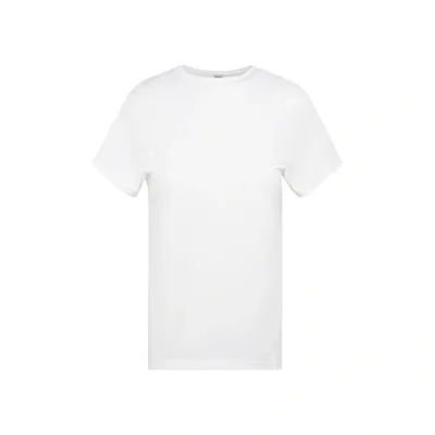 Totême Jersey T-shirt In White