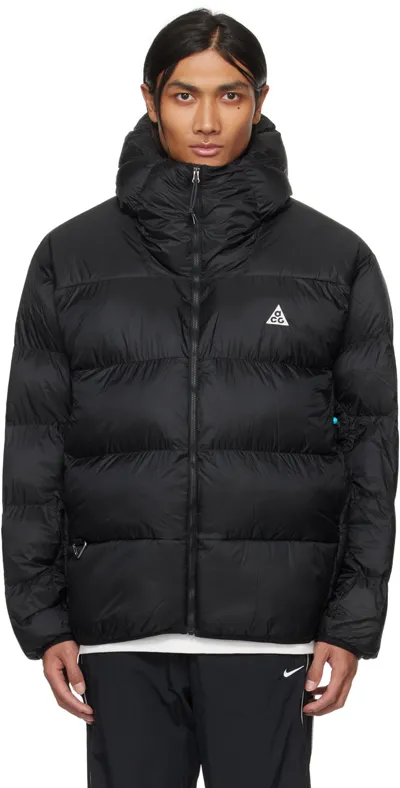 Nike Acg Lunar Lake Jacket In Black/summit White