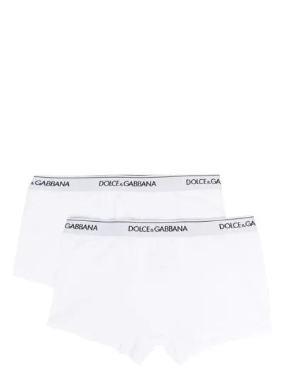 Dolce & Gabbana Cotton Boxers In White