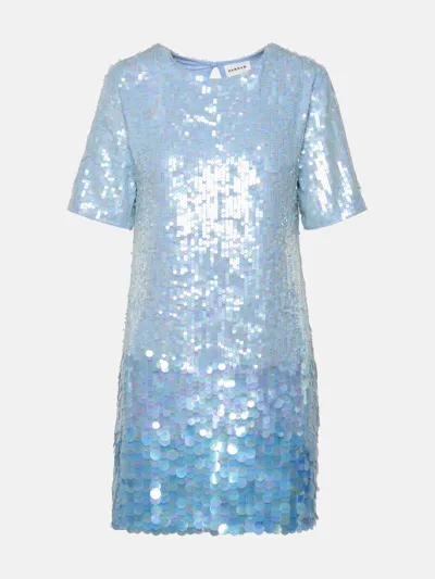 P.a.r.o.s.h 'gigi' Light Blue Polyamide Blend Dress