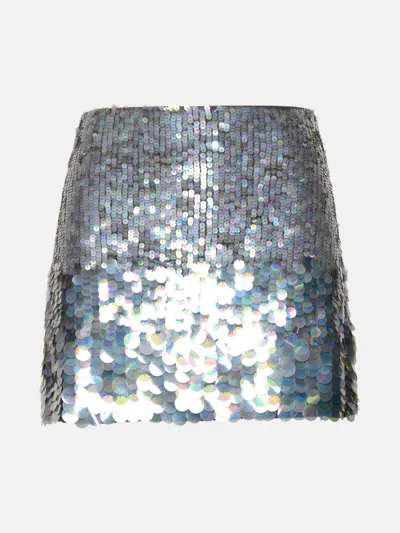 P.a.r.o.s.h 'gigi' Grey Polyamide Blend Miniskirt