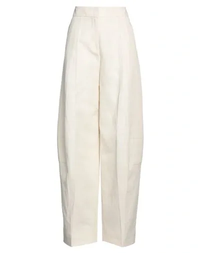 Jacquemus Wide-leg Trousers In White