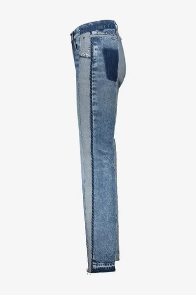 Maison Margiela Reversed Panels Details Jeans Clothing In Blue