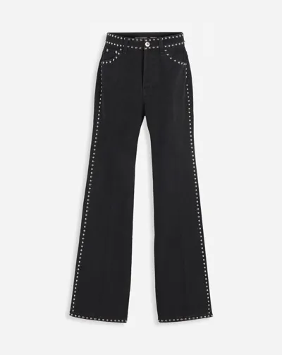 Lanvin Flared Pants With Studs  X Future For Female In Blue