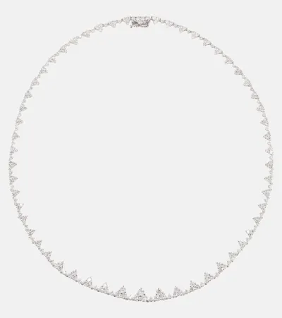 Anita Ko Eternity 18kt Gold Choker With Diamonds In Silver