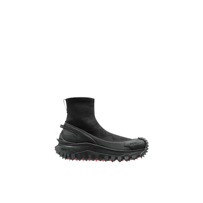 Moncler Collection Sneakers Montantes Trailgrip Knit In Noir