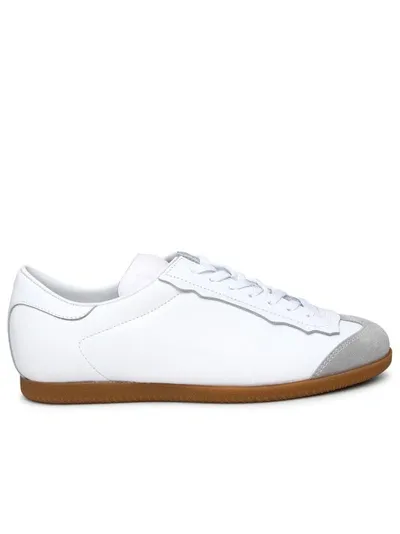 Maison Margiela Panelled Low-top Sneakers In White