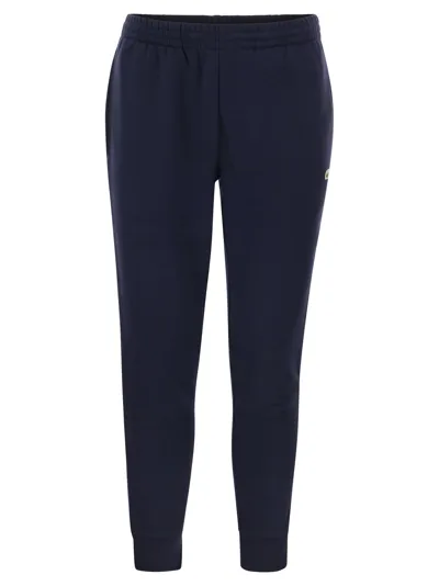 Lacoste Sports Pants In Organic Cotton Sweatshirt In Blau