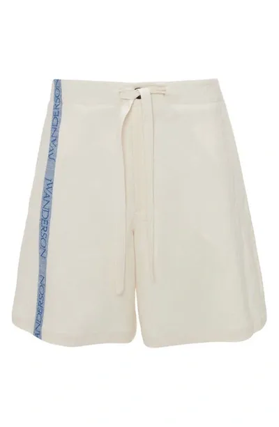 Jw Anderson Wide Leg Shorts In Beige