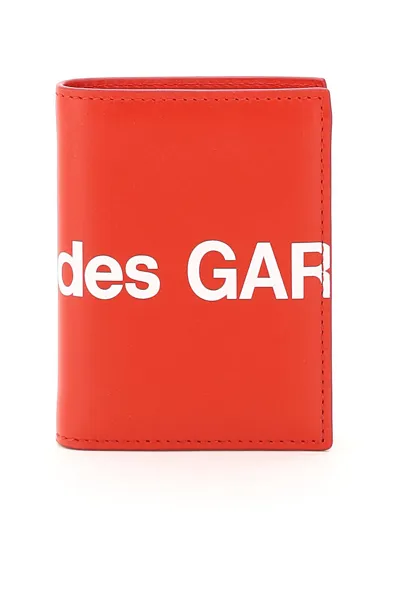 Comme Des Garçons Comme Des Garcons Wallet Small Bifold Wallet With Huge Logo