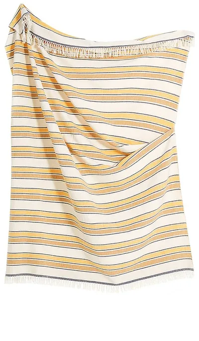 Minna Gold Stripe Throw In N,a