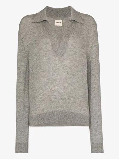 Khaite The Jo Jumper In Grey