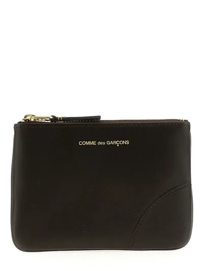 Comme Des Garçons Wallet Zipped Wallet In Brown