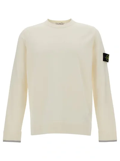 Stone Island Girocollo Stretch In Beige