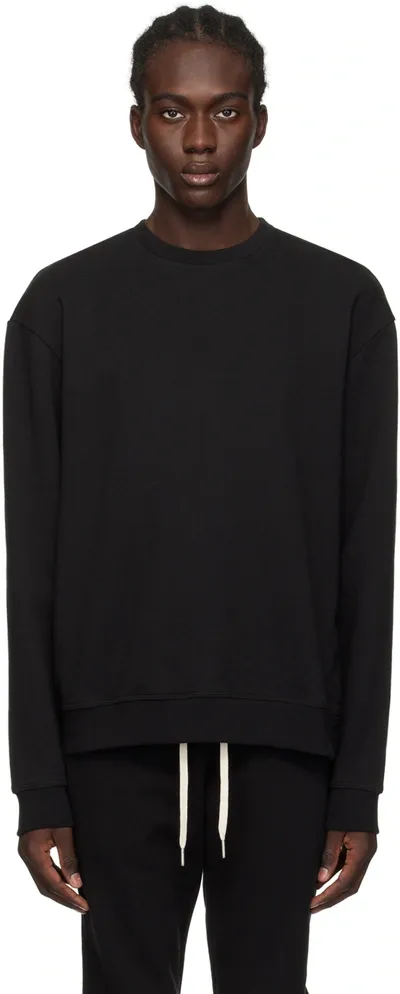 John Elliott Black Oversized Sweatshirt