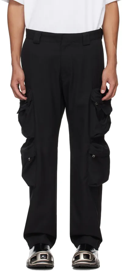 Diesel Black P-lanka Cargo Pants In 9xx