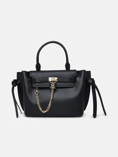 Michael Michael Kors Leather Hamilton Legacy Bag In Black