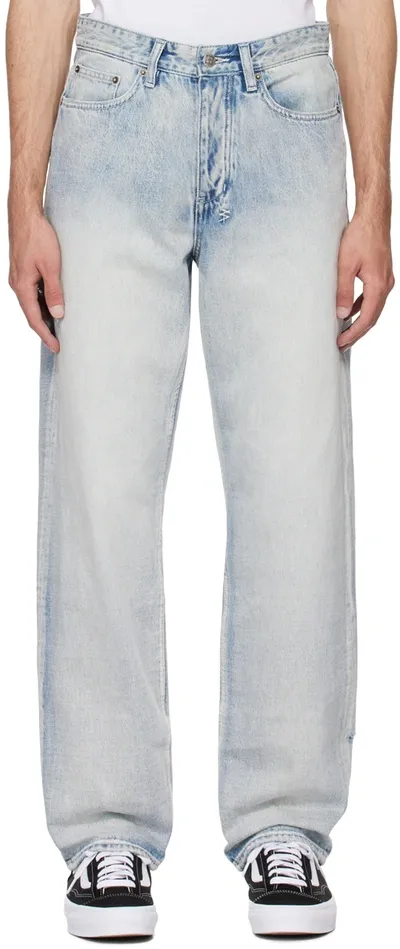 Ksubi Blue Anti K Lock Up Phase Out Jeans In Denim