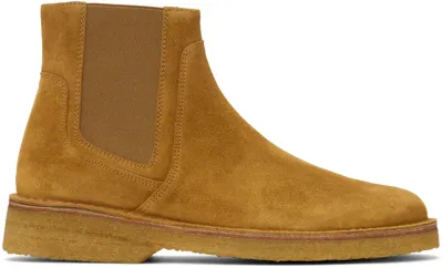 Apc Tan Theo Boots In Brown