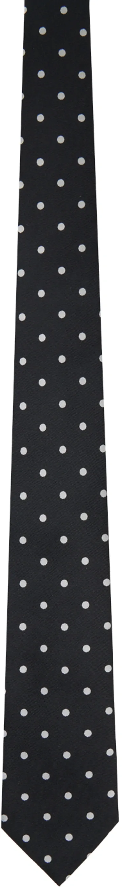 Tom Ford Black Polka Dot Tie