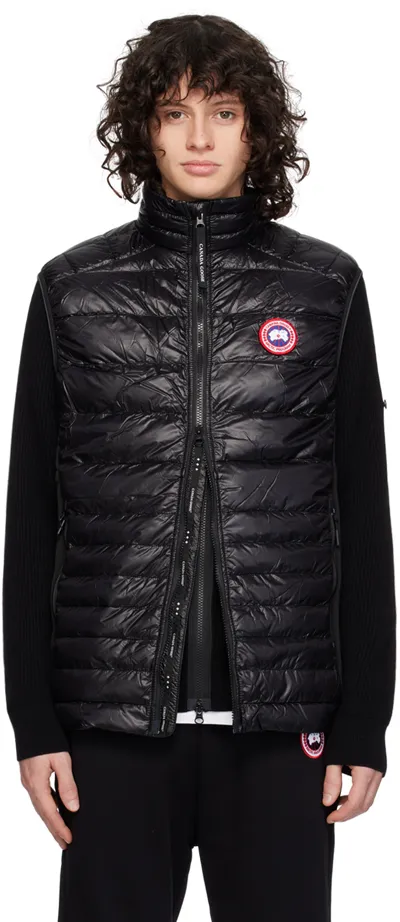 Canada Goose Black Tech Down Vest In Black - Noir