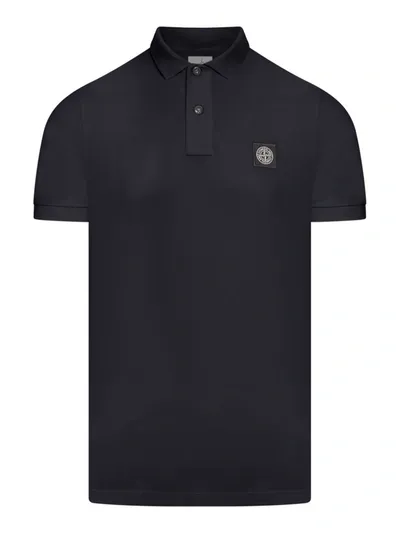 Stone Island Polo In Blue