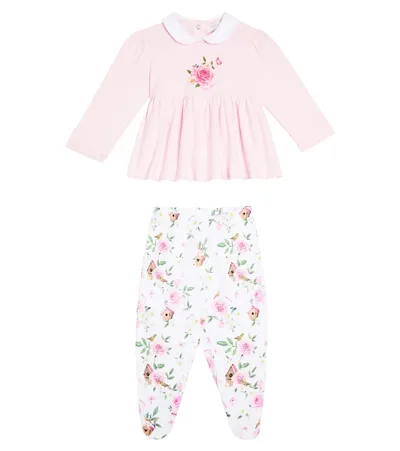 Monnalisa Baby Set Aus Top Und Hose In Multicoloured