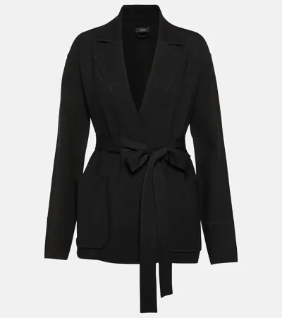 Joseph Belted Coat In Black