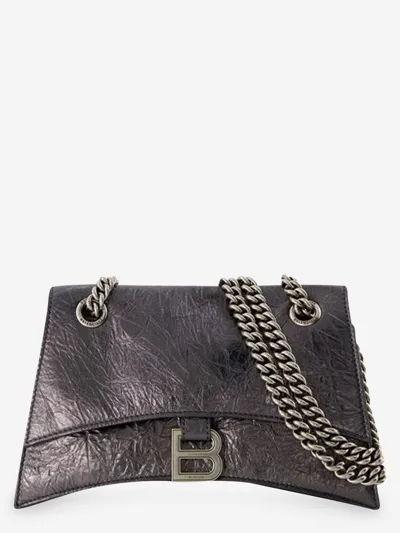 Pre-owned Balenciaga Leather Shoulder Bag In Metallic