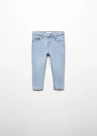 Mango Kids' Jean Skinny Coton In Blue