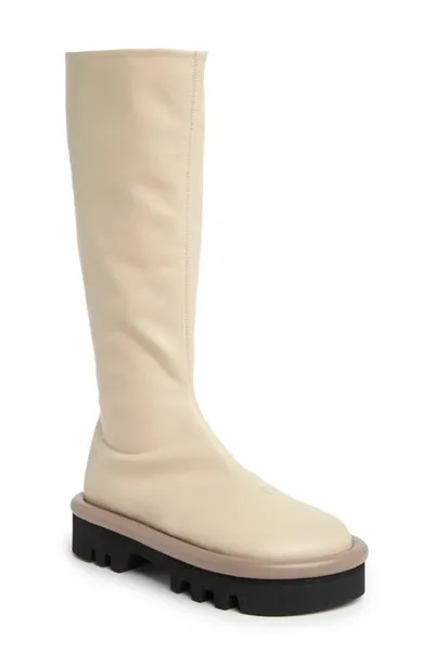 Jw Anderson Bumper Knee-length Boots In Beige