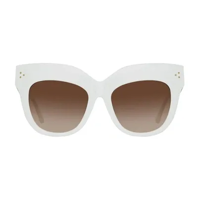 Linda Farrow Sunglasses In White