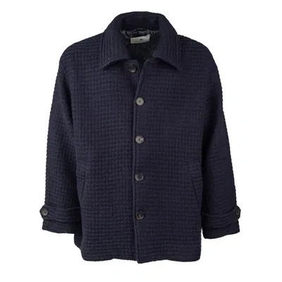 Etro Blue Knit Jacket