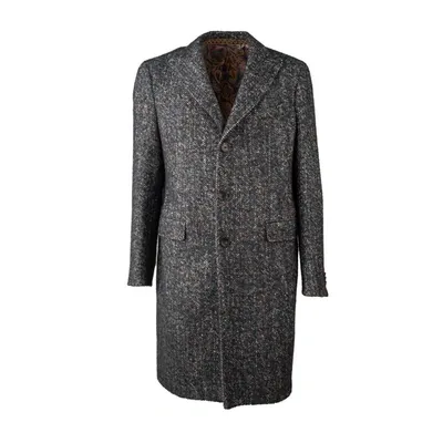 Etro Multicolor Coat Printed Inner Lining