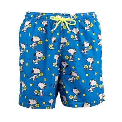 Saint Barth Costume With Pockets Fancy Snoopy Padel In Blue