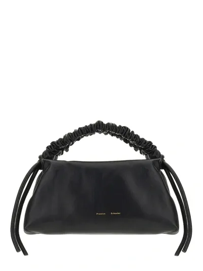 Proenza Schouler Mini Drawstring Tote Bag In Black