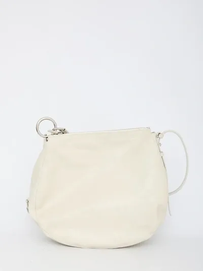 Burberry Medium Knight Bag In White