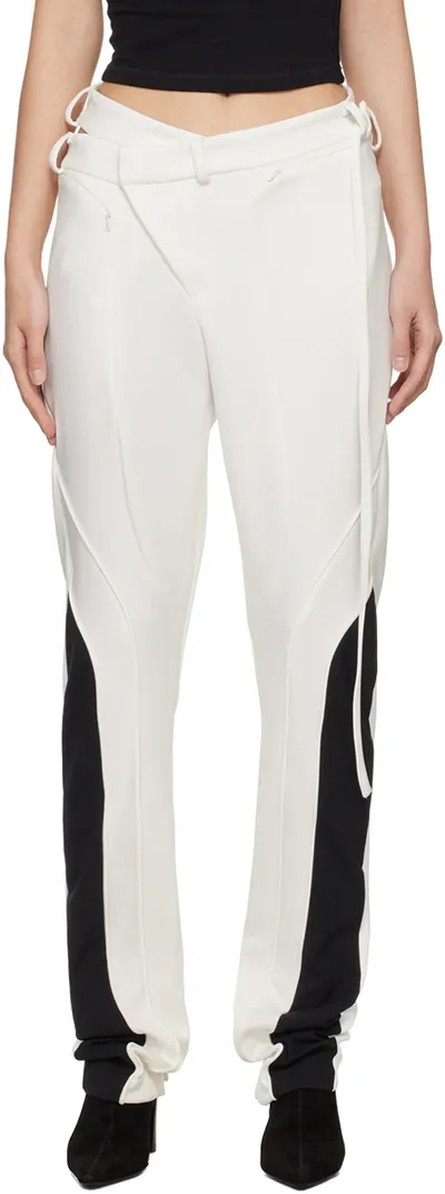 Ottolinger White Asymmetric Trousers