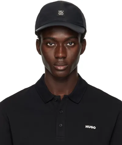 Hugo Jude Me N Baseball Cap Black In Black 001