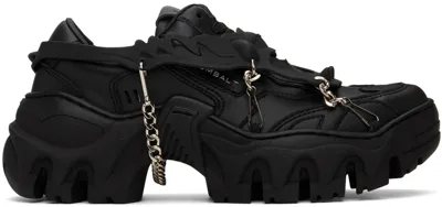 Rombaut Black Boccaccio Ii Harness Sneakers In Black Beyond Leather