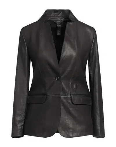 The Jackie Leathers Lucy Blazer In Black