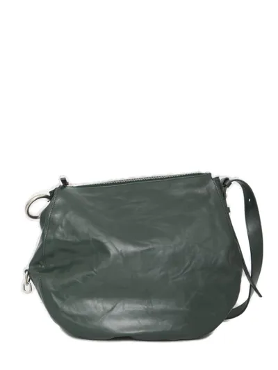 Burberry Medium Knight Zipped Shoulder Bag In Green