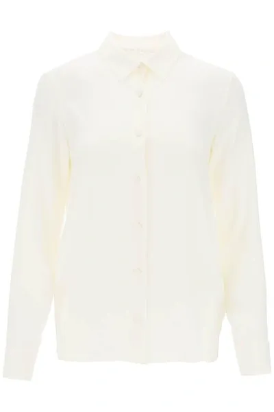 Palm Angels Monogram Satin Shirt In Multicolor