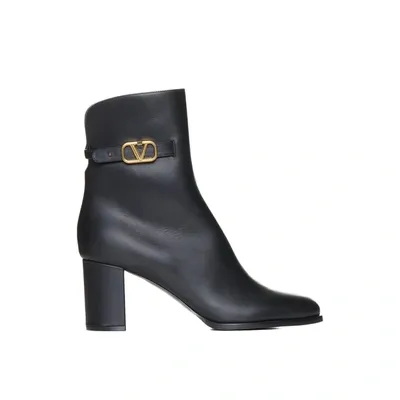 Valentino Garavani Vlogo Signature T.70 Boots In Black